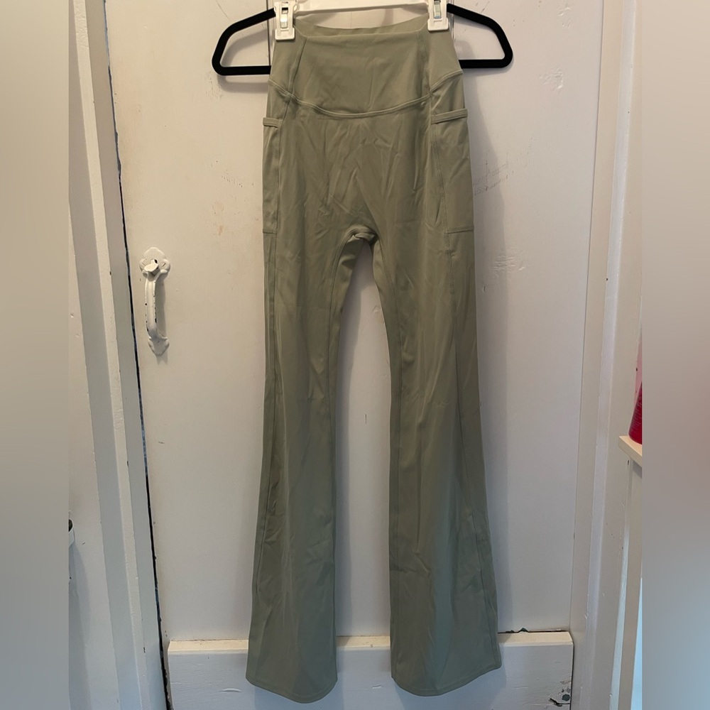 Active wear flared leggings